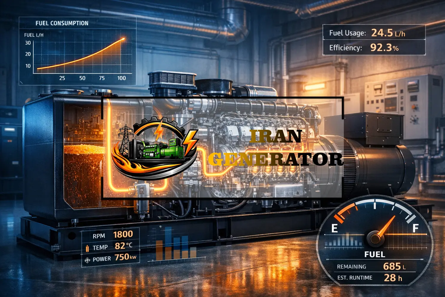 چگونه مصرف سوخت ژنراتور را کاهش دهیم؟